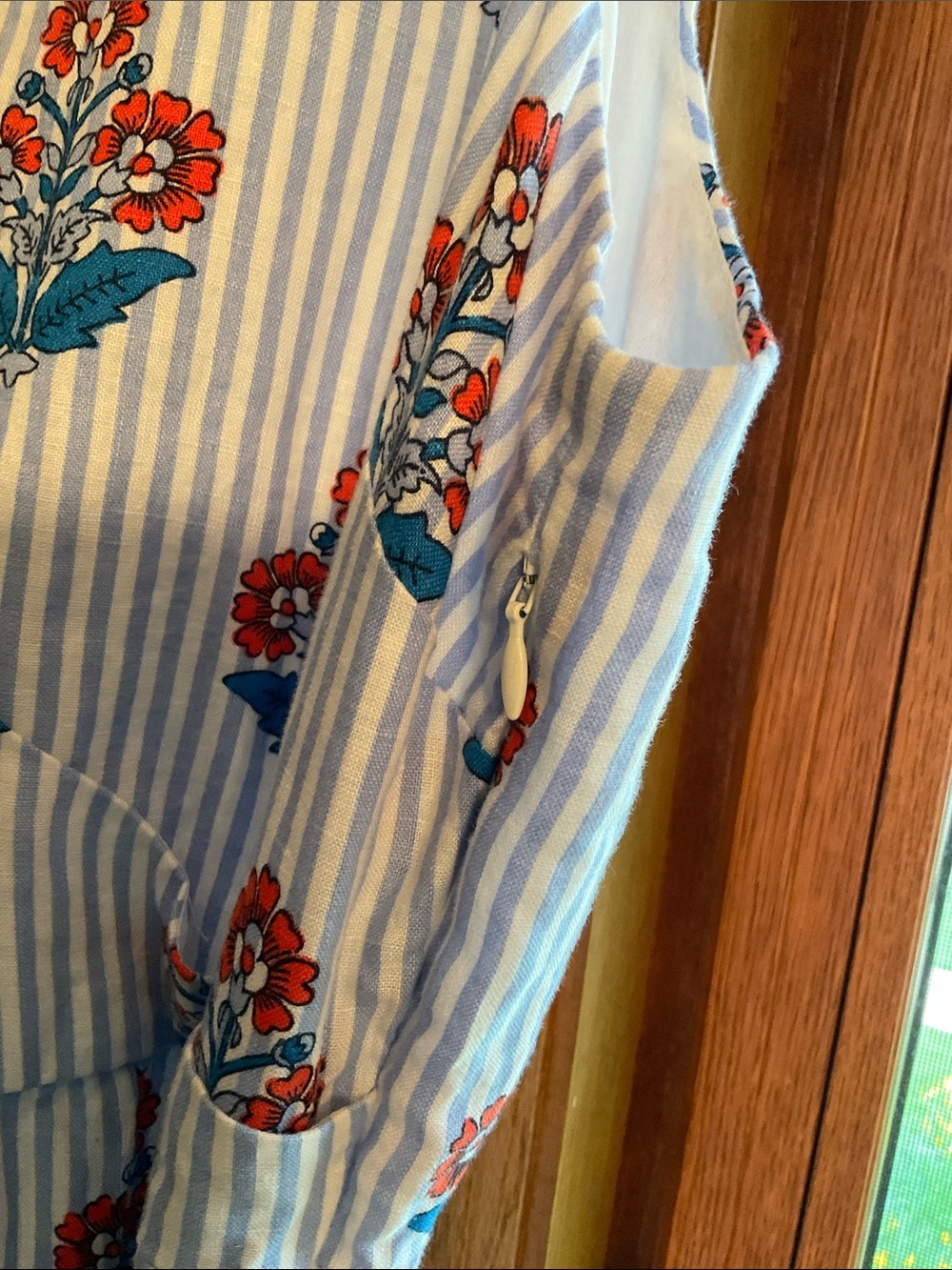 Boden Floral Cotton MIDI Dress US 14R - Picture 5 of 9